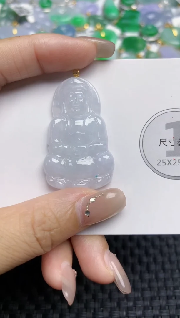 颈饰未镶嵌翡翠天然缅甸A货翡翠百元以上9元证书费自理