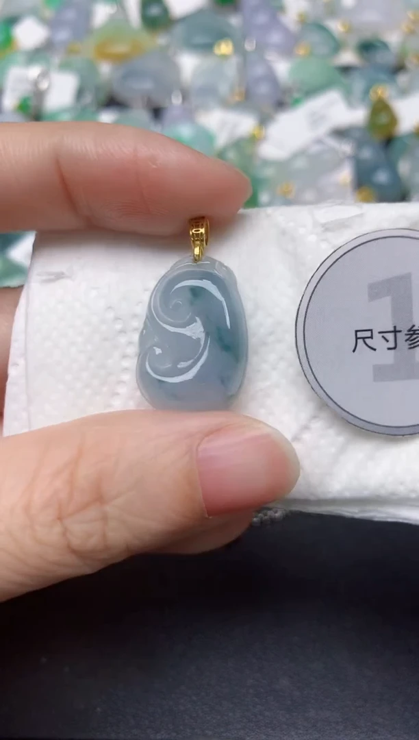 颈饰未镶嵌翡翠天然缅甸A货翡翠