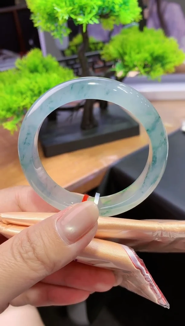 未镶嵌手镯翡翠- k21 天然缅甸A货翡翠52.6正圈总价17万定金2万