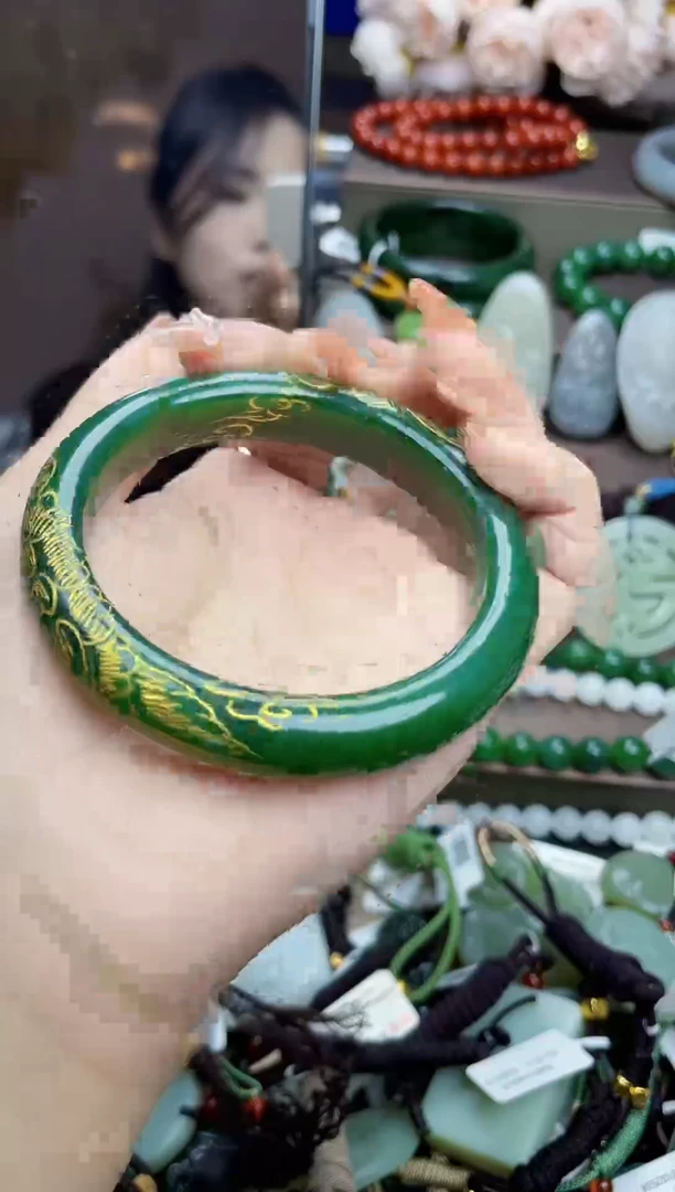 未镶嵌手镯和田玉未镶嵌和田玉多样性拍一发一57-58