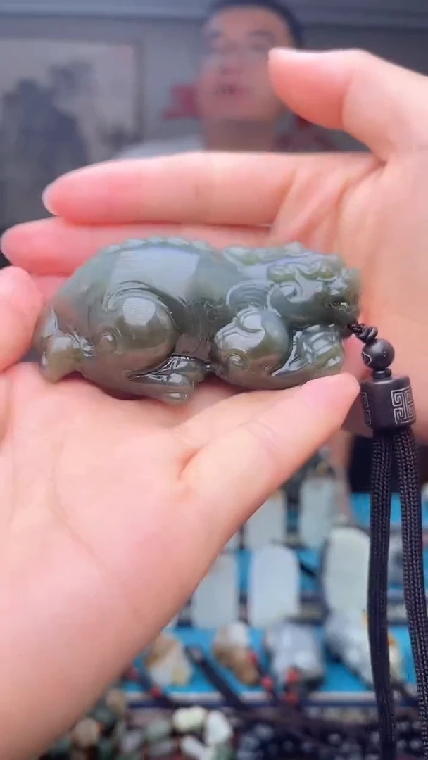 和田玉未镶嵌挂件1