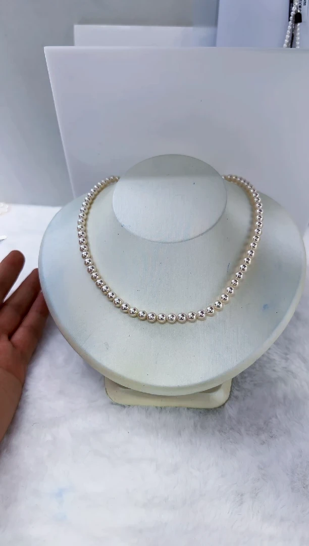 未镶嵌海水珍珠DA海水串链带真科研大证5-6 ss109