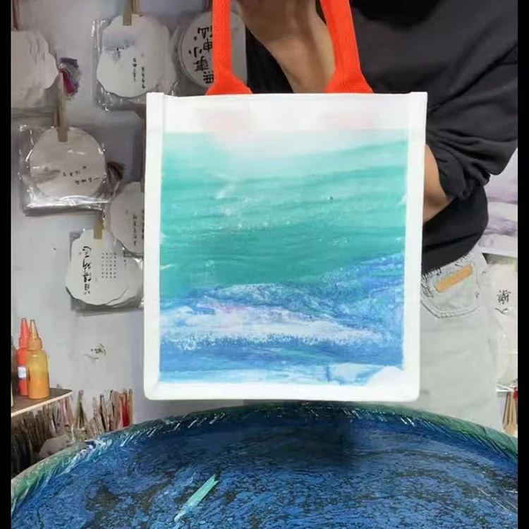 (直播定制）漂漆包DIY帆布袋托特包 非质量原因no退no换