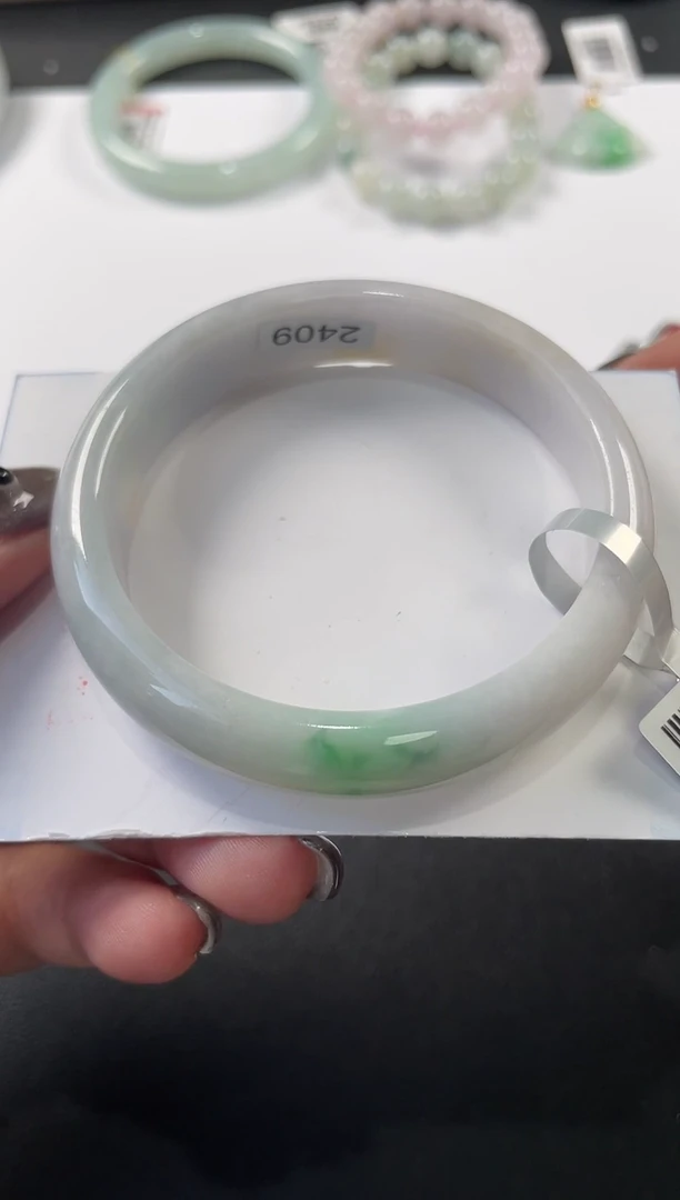 未镶嵌手镯翡翠基地发货H2929 54+