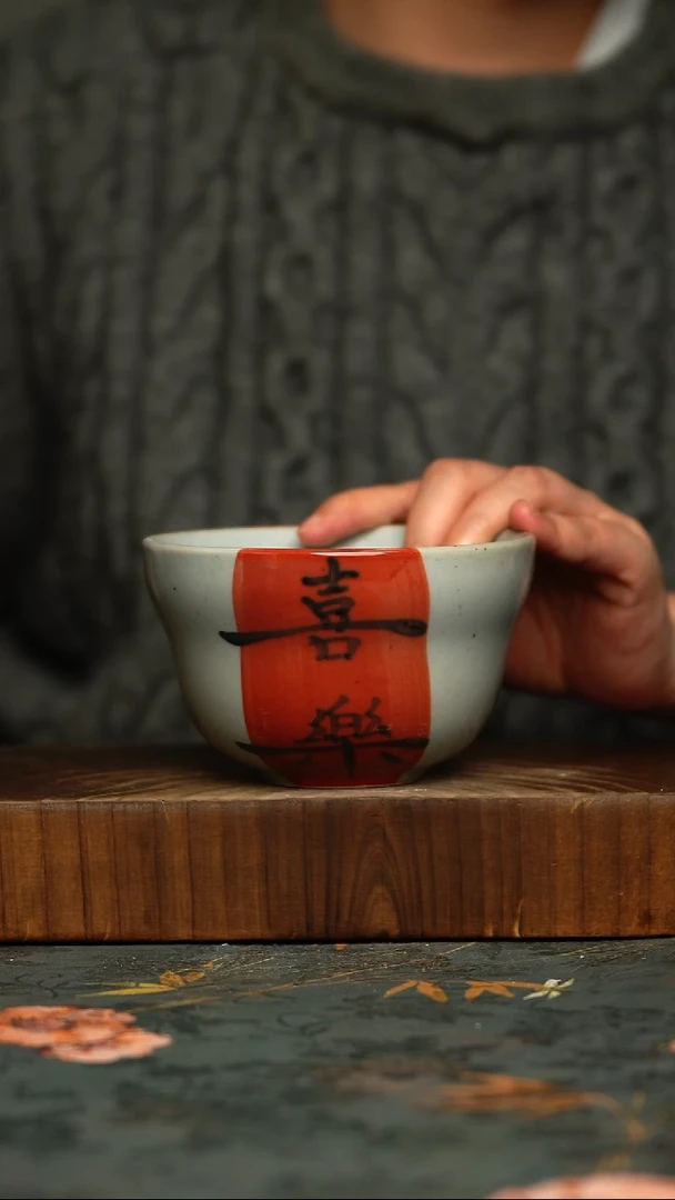 瓷片釉下彩手工手绘同款陶器