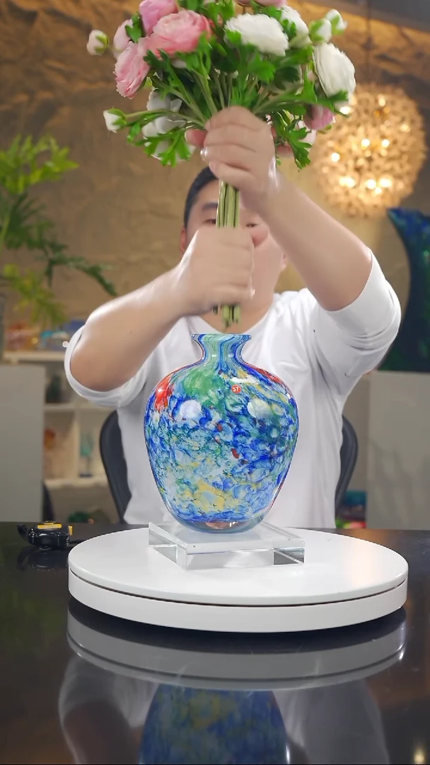 摆件莫奈花园设计款花器