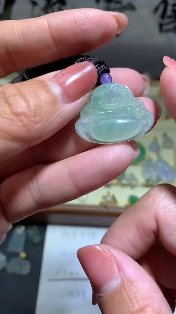 【闪购商品】翡翠颈饰未镶嵌 089天然缅甸翡翠A货