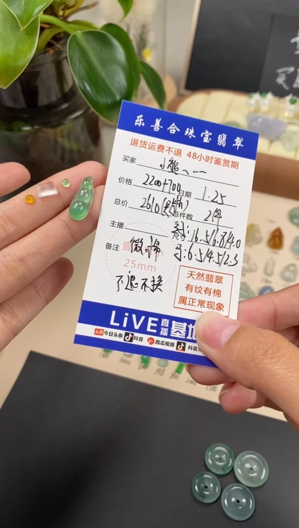 【闪购商品】翡翠颈饰未镶嵌翡翠冰种裸石