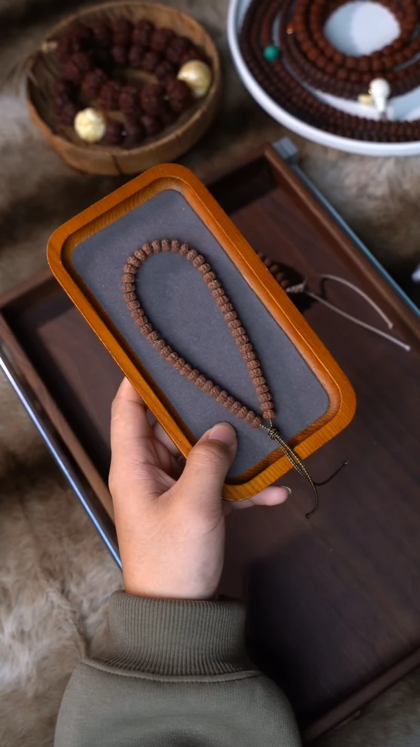 手串金刚菩提菘**桃7.7平细手持