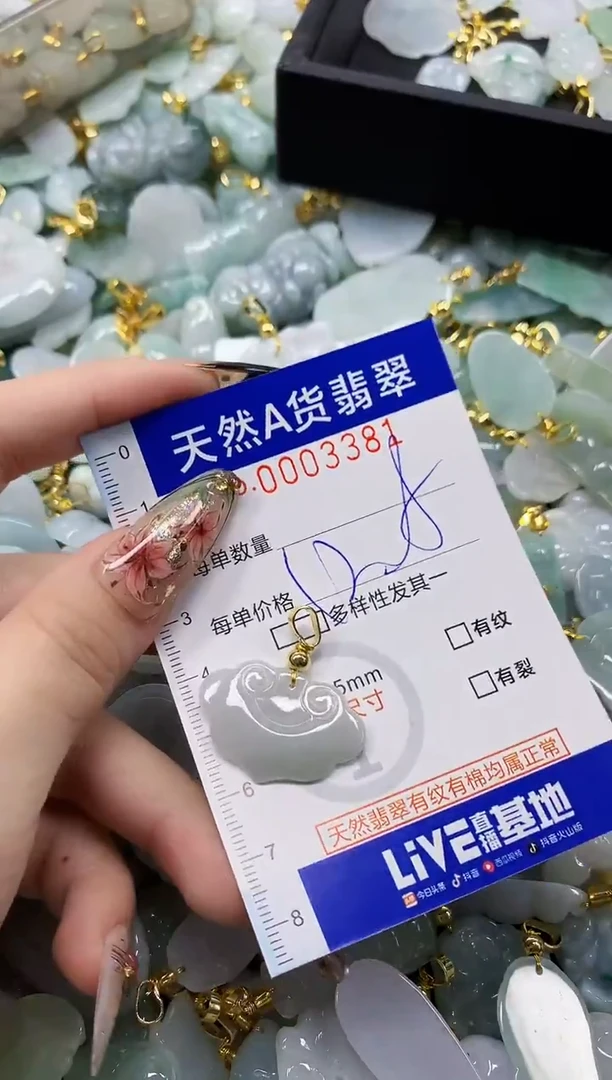 颈饰未镶嵌翡翠天然A货翡翠