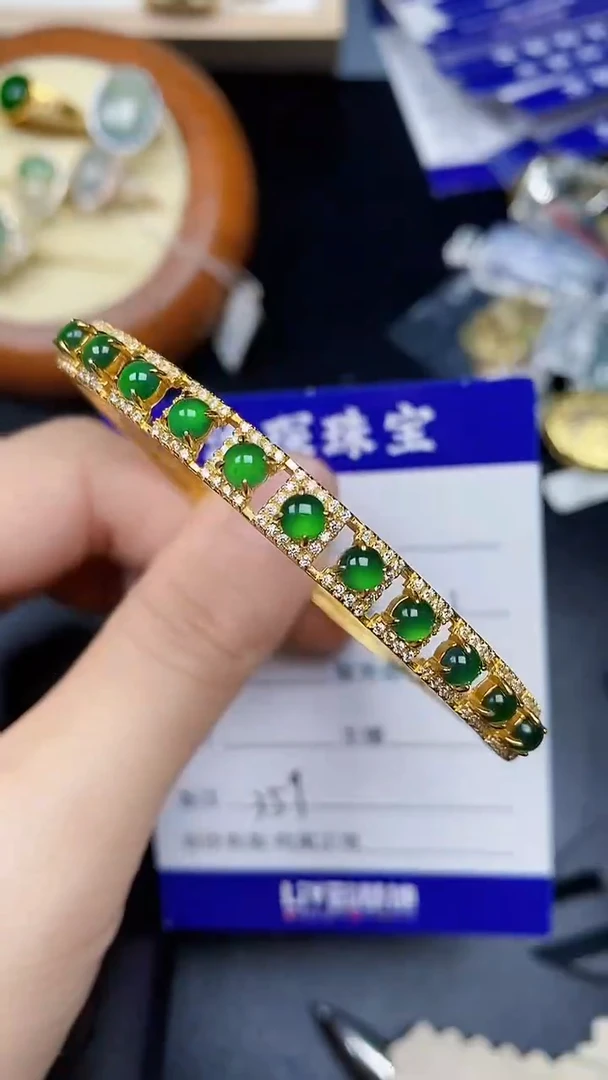 翡翠戒指未镶嵌3590