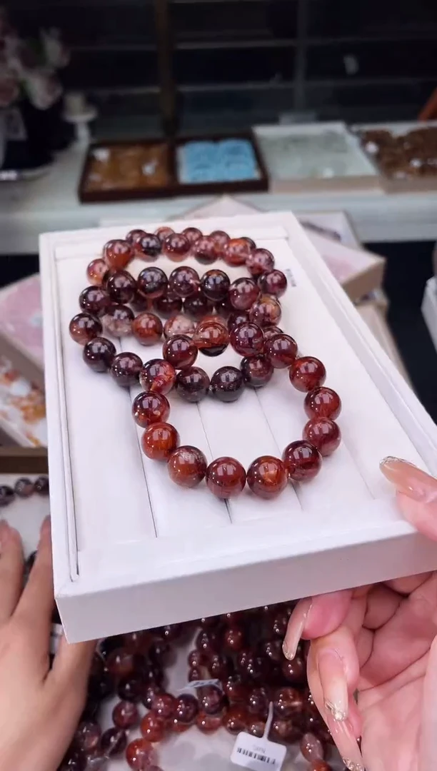 【闪购商品】水晶/未镶嵌D42牛血红胶花卡14/多样性发一