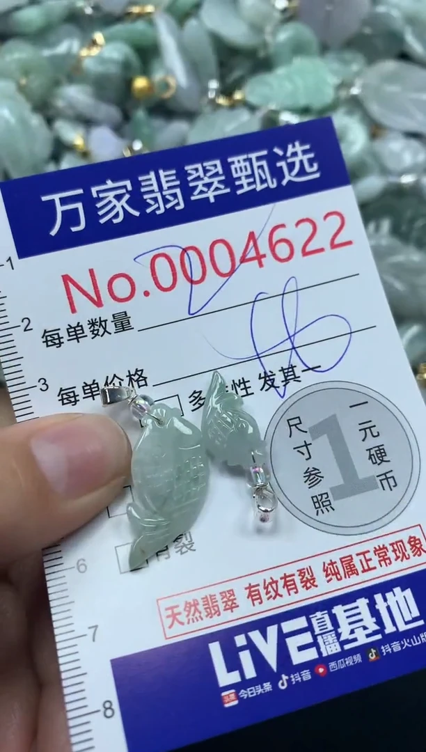 吊坠(不含链)未镶嵌翡翠4622