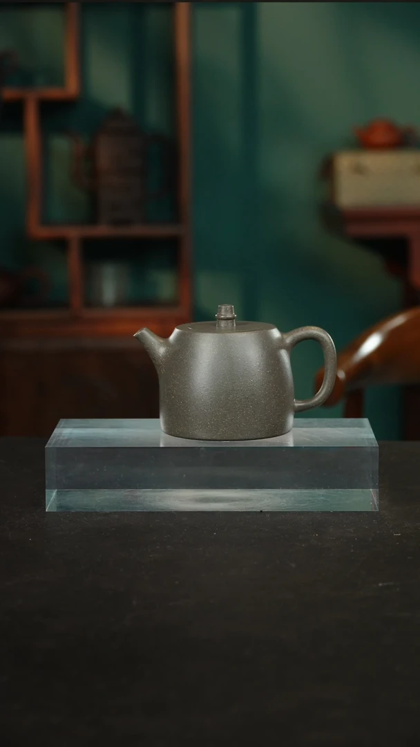 【闪购商品】紫砂茶壶汉铎壶老青段汪陶230ccc