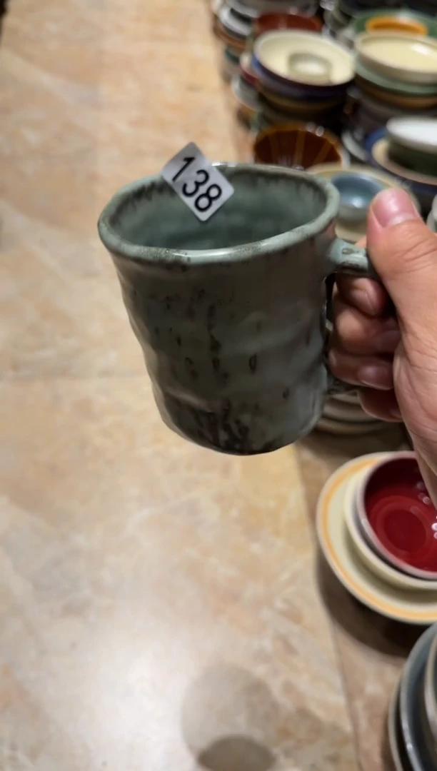 瓷片t**l138 绿色格鲁特之锤咖啡杯1个