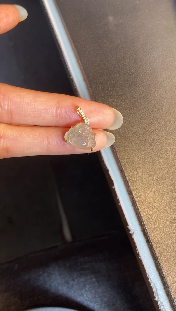 吊坠(不含链)银S925镶嵌翡翠1