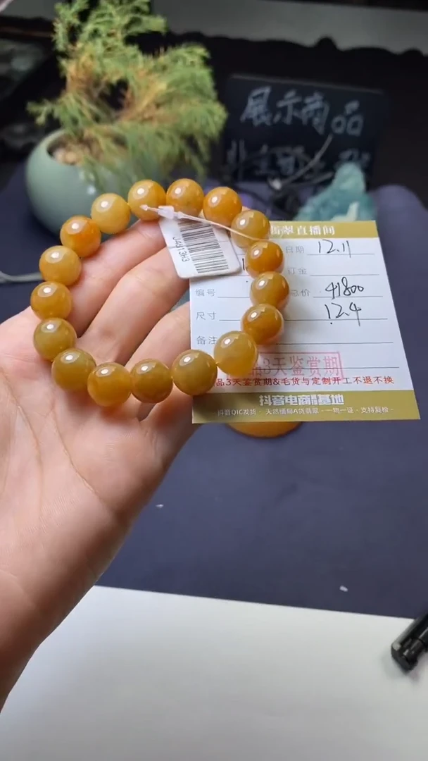 颈饰未镶嵌翡翠珠串