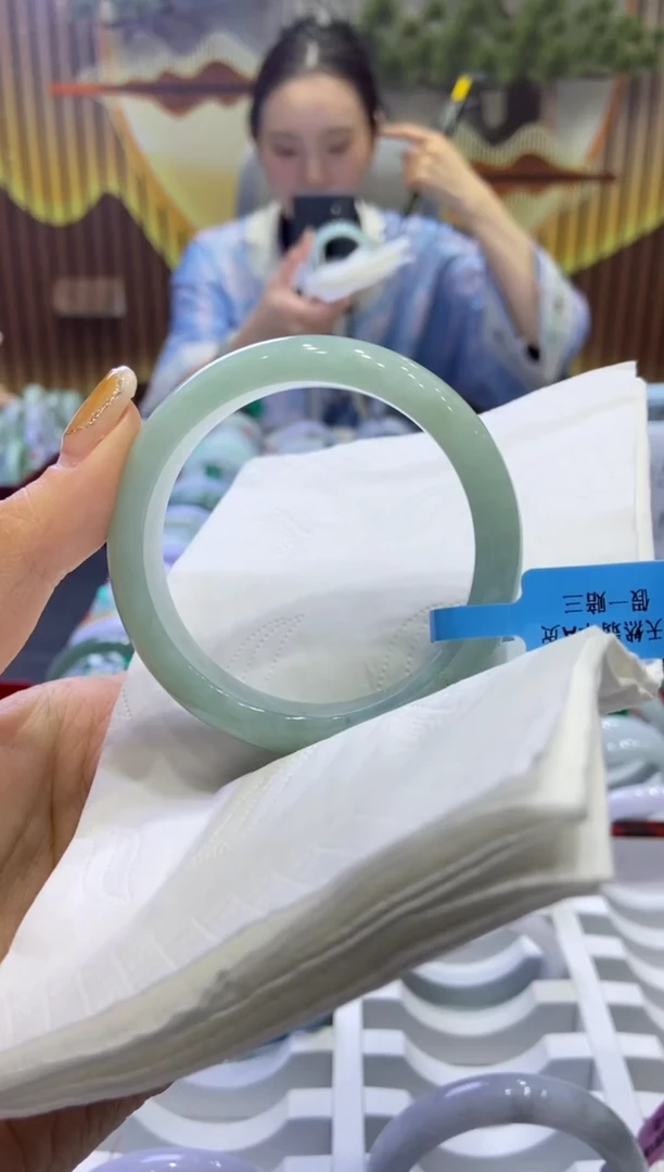 未镶嵌手镯翡翠0007556
