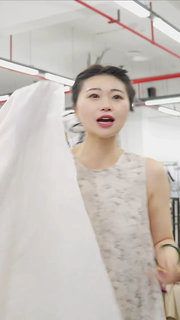 棉日本 90%棉 10%亚麻面料浅原麻色服装布料 幅宽158CM 2m