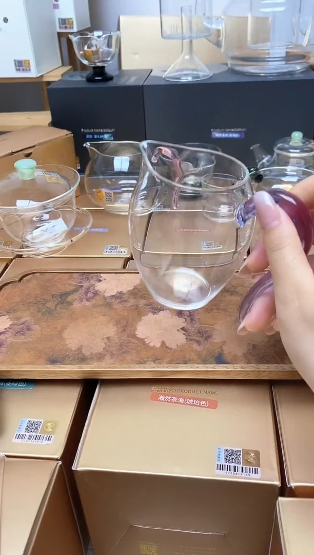 禾器怡然茶海浅紫色无原盒