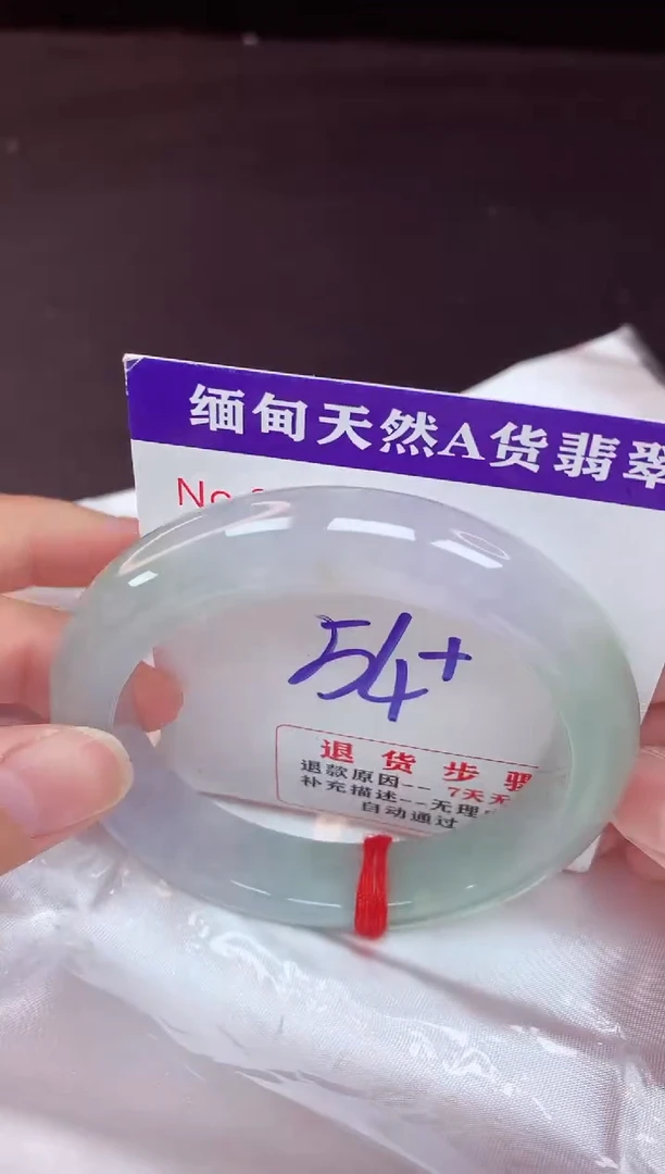 未镶嵌手镯翡翠54（48小时鉴赏期 ）