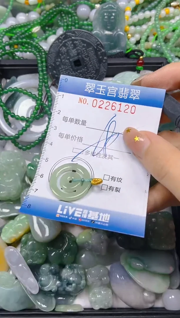 颈饰未镶嵌翡翠闪购C0226120多样性发其一