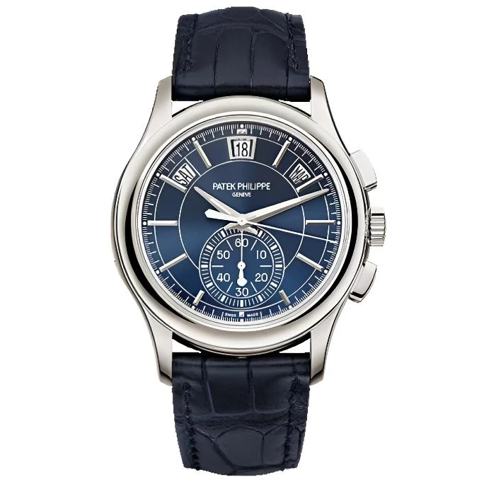 95新 Patek Philippe/百达翡丽 复杂功能5905P蓝盘 铂金 19年保卡