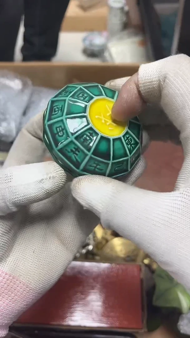 瓷片工艺品杂项木*2323