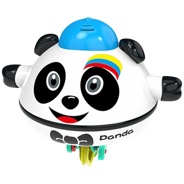 不倒翁独轮车走钢丝机器人熊猫科教升级儿童节电动平衡陀螺仪玩具