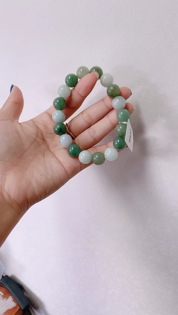 未镶嵌手链翡翠珠串