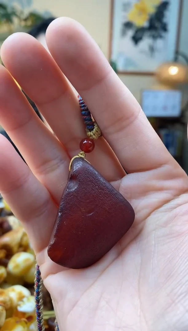 【闪购商品】琥珀颈饰未镶嵌吊坠