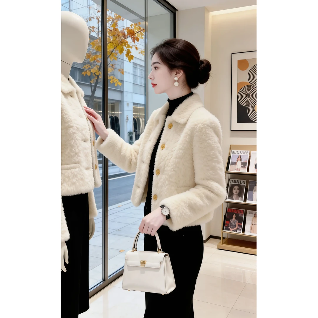 简约复古洋气高级感百搭时尚外套女潮流时尚韩版年秋季