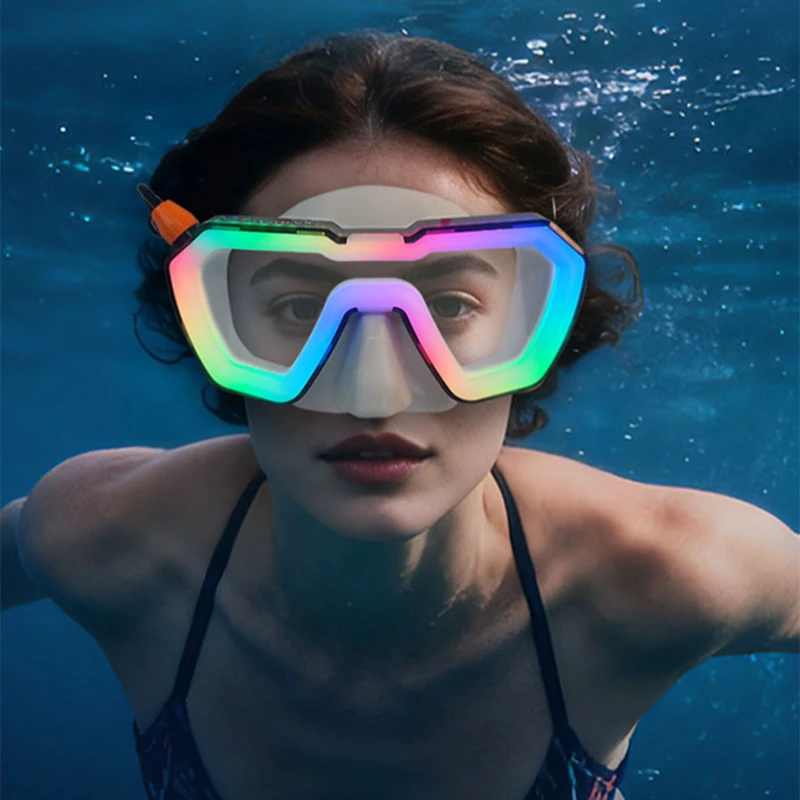 AquaryX 除雾潜水镜  发光潜水镜 幻彩潜水镜 加热玻璃除雾潜水镜