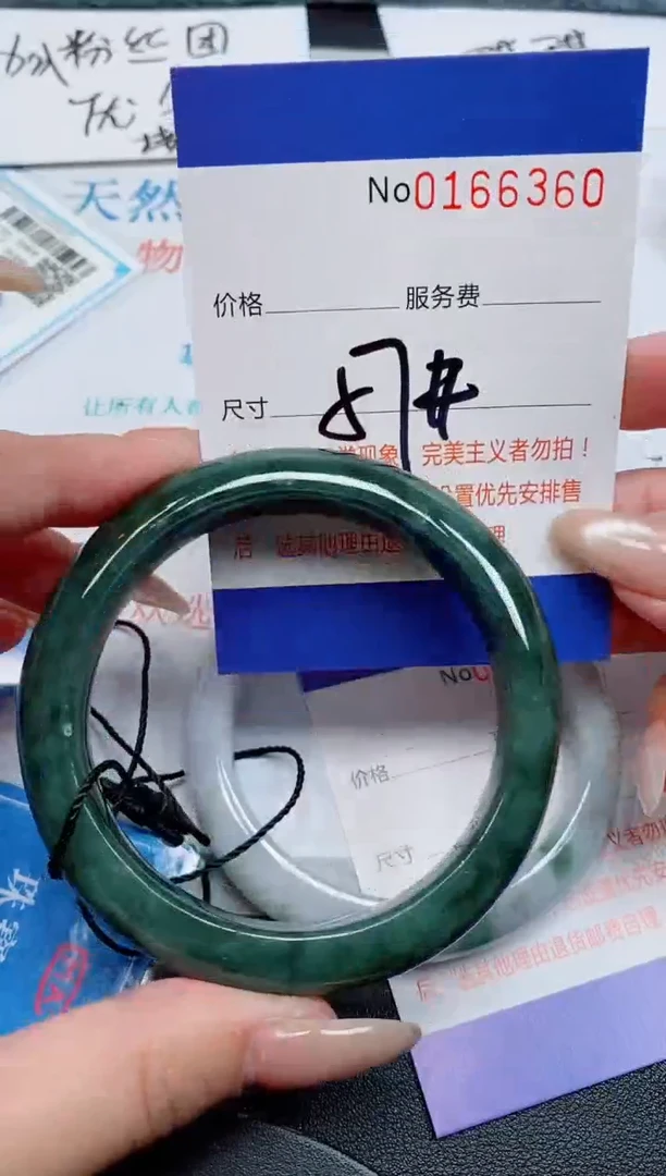 未镶嵌手镯翡翠天然缅甸翡翠166360