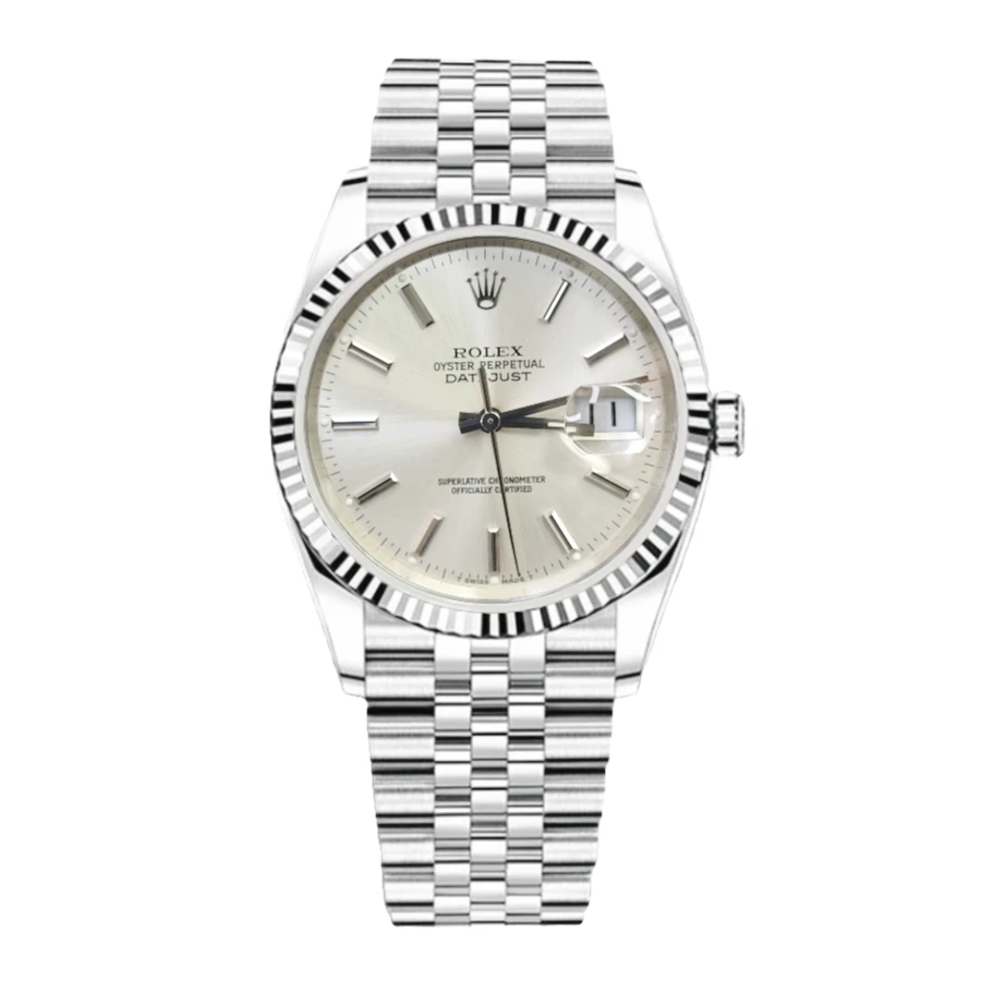 99新 Rolex/劳力士 日志系列/36mm/银盘条钉/自动机械/单表