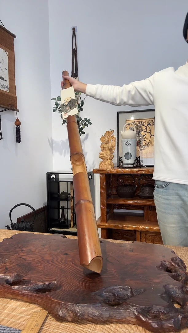 稳定木大**人竹中古美术工艺品