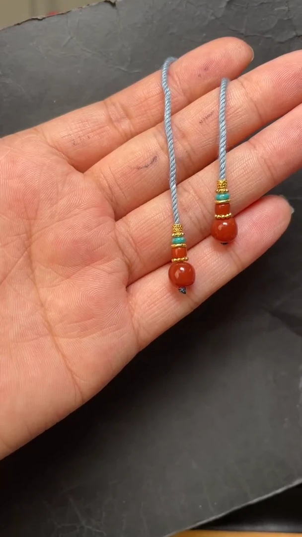 未镶嵌6南红玛瑙弟子珠