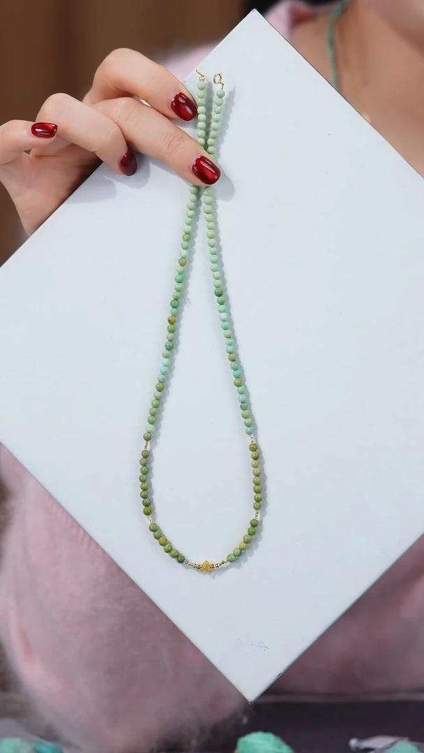 【闪购商品】绿松石手链18K金镶嵌1