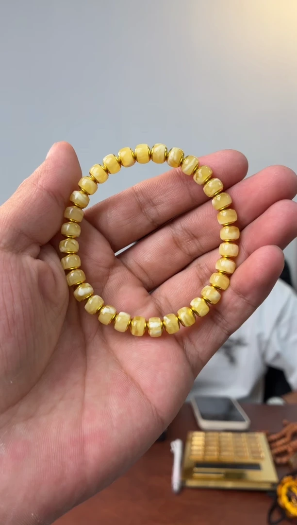 手串蜜蜡合金噶玛珠宝