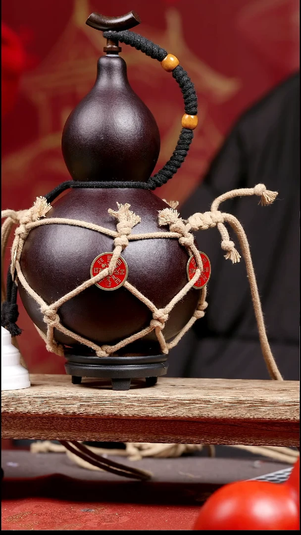 752号纯手工制作天然大漆真葫芦【不包全品介意慎拍】