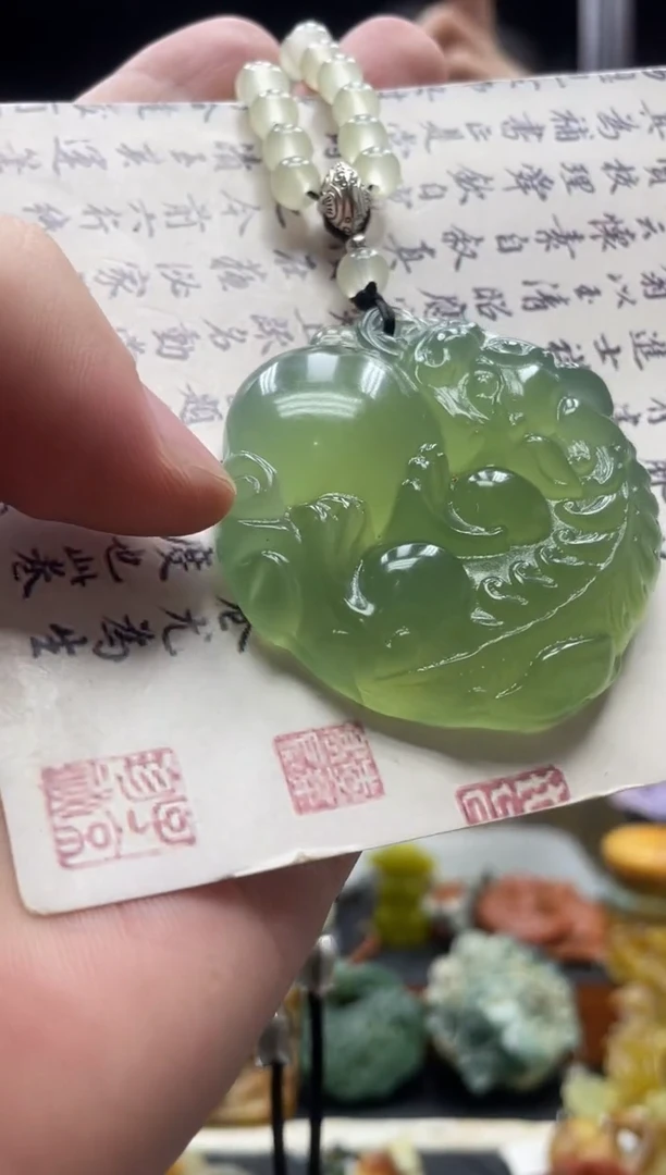未镶嵌岫玉吊坠多样性发*货拍一发一