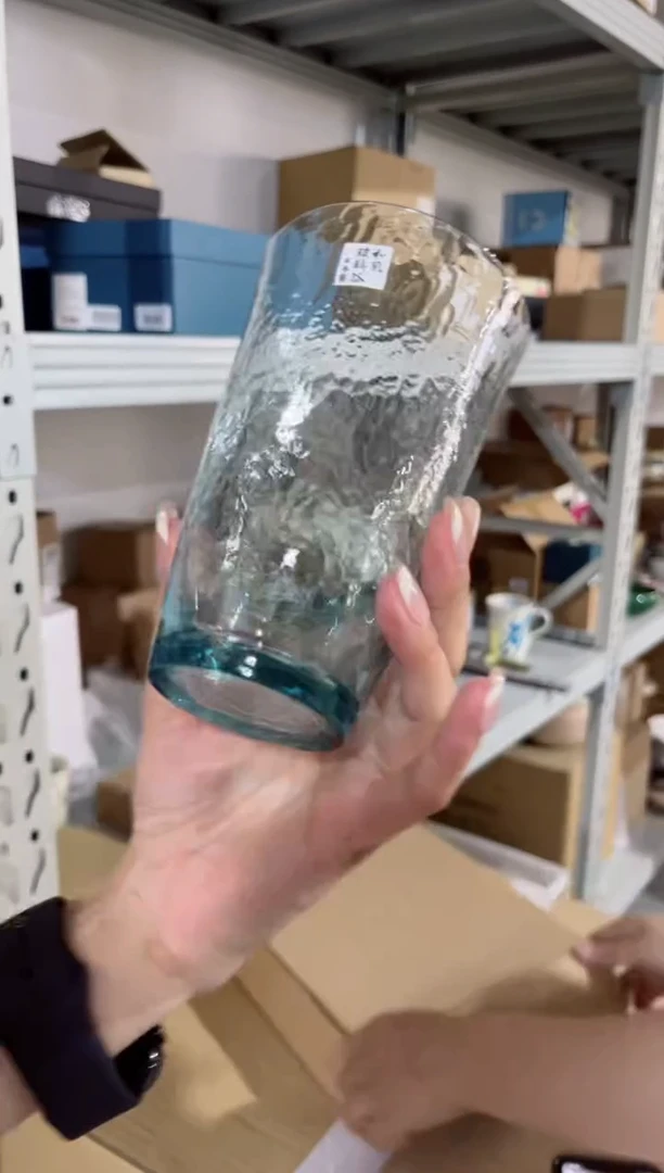 瓷片和风水杯天青420ml-小气泡