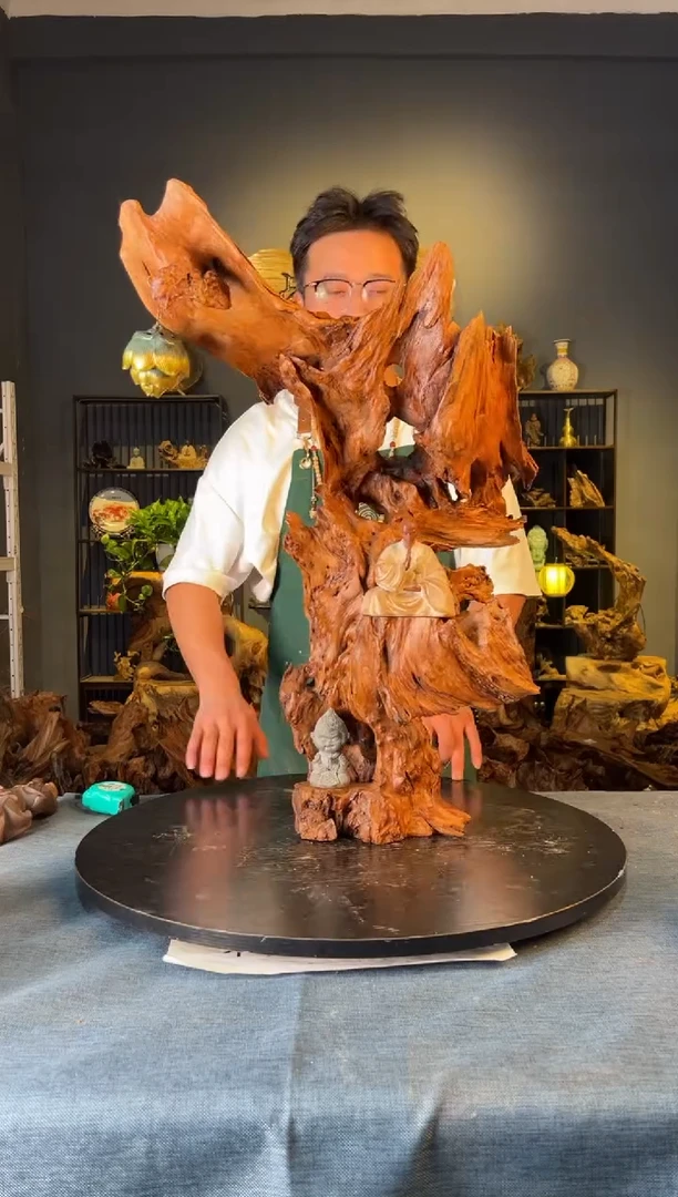 木卢师傅根艺作品（不包含人物摆件）