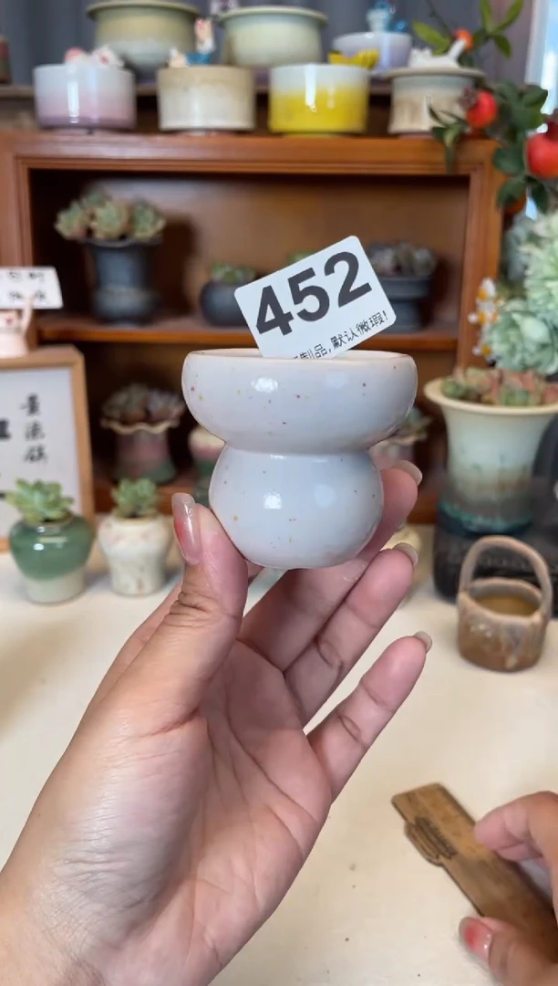 瓷片452知木小芳花盆