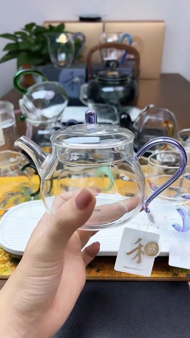 禾器青云壶浅紫色