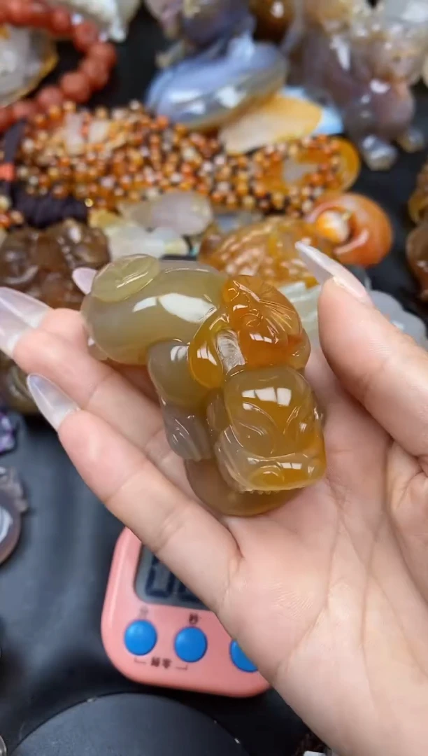 【闪购商品】玛瑙/玉髓颈饰未镶嵌LL