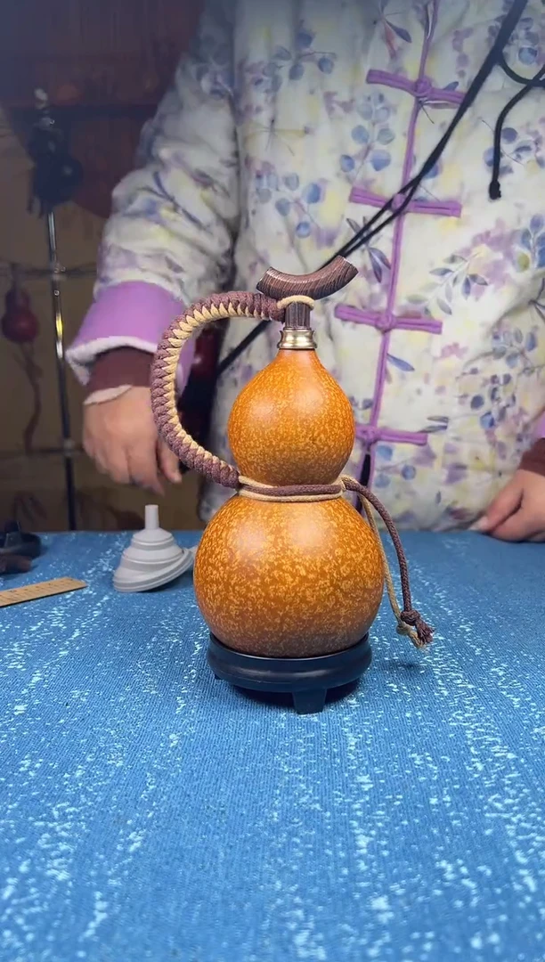 022--大漆酒葫芦--（450ml左右）