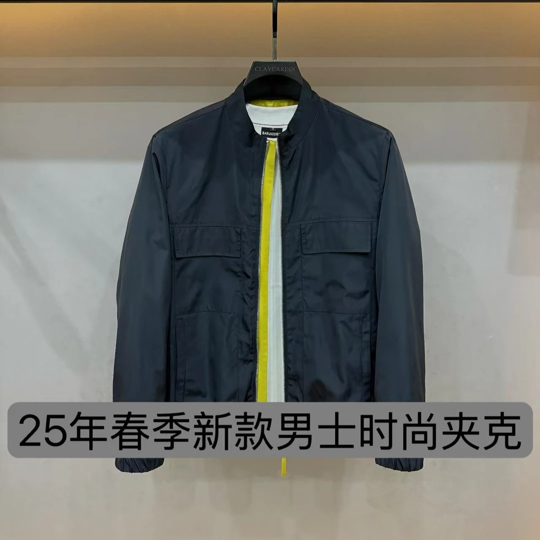 【RDL】3178-春季新款时尚百搭男士休闲外套夹克-3-7-XL