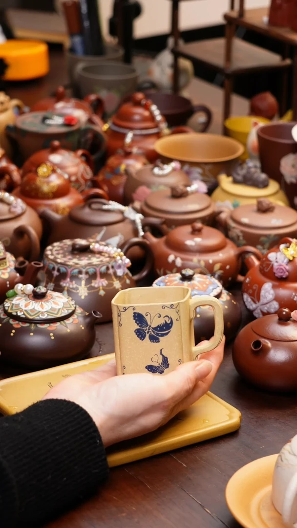 【闪购商品】原矿紫砂手工朱泥杯