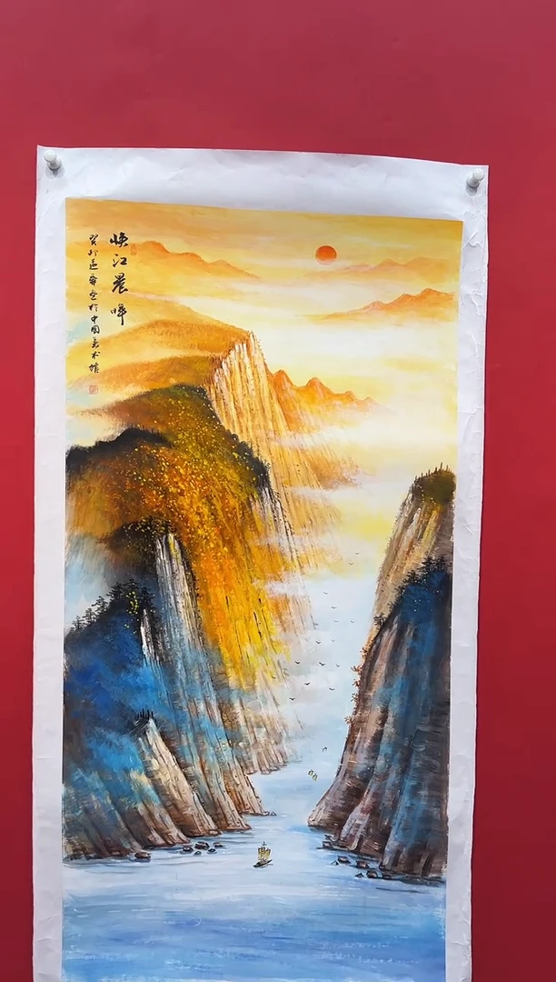 国画画家陆远华纯手绘原作